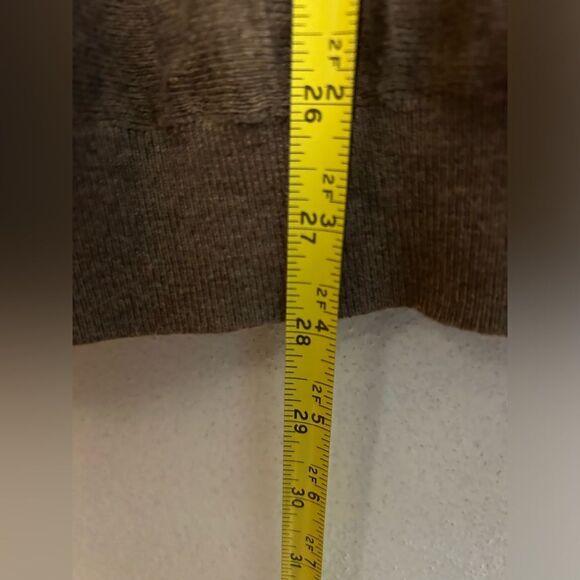 Express Cashmere Cardigan tan size Large - Picture 7 of 8